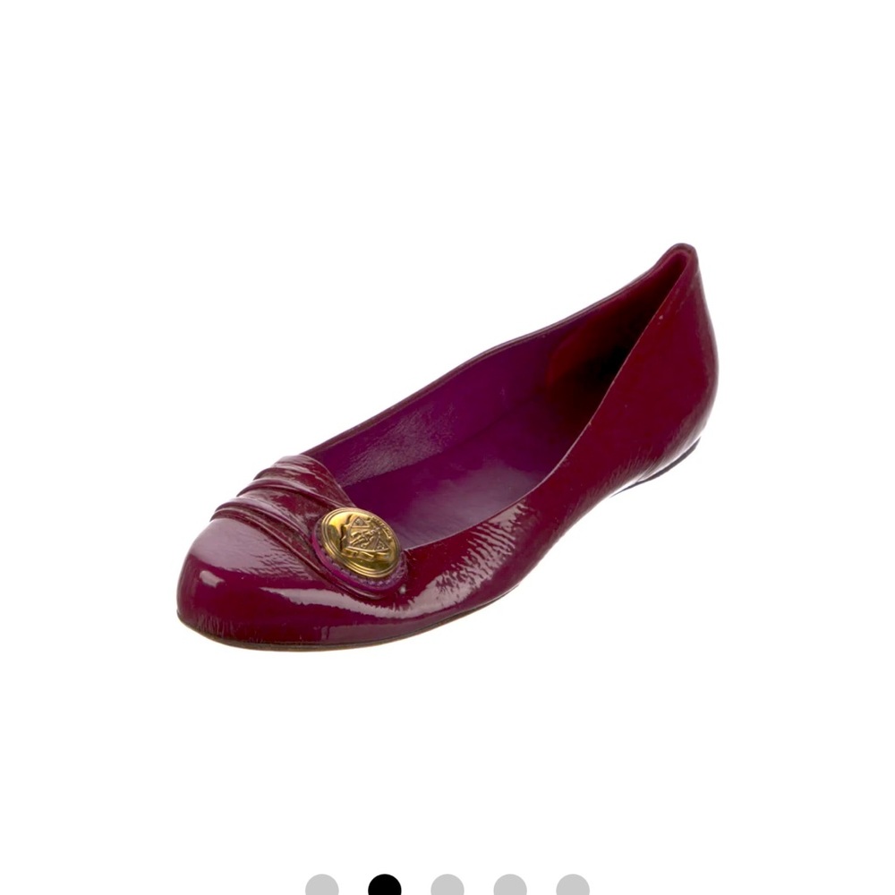 Vintage Gucci Patent Leather Flats - rare larger size
